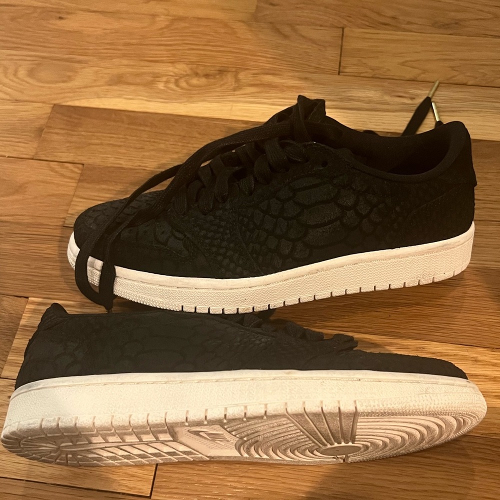 Nike Air Jordan Low Black Python - image 1